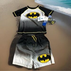 Batman Boy’s Toddler Swim Set.  Your Little One Will Love This!!!  Size 2T
